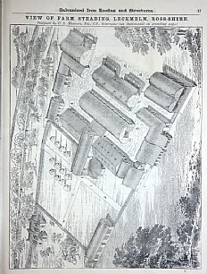 Picture of Leckmelm Farm from 1884